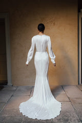 Lennon Silk Bridal Gown 
