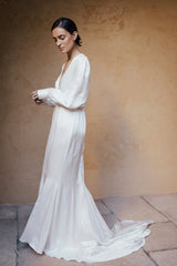 Lennon Silk Bridal Gown 