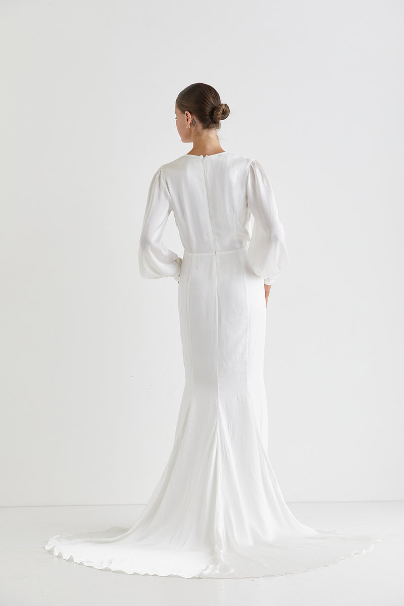 Lennon Bridal Gown - 20cm, 40cm, 60cm or no train option.
